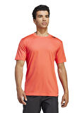adidas Turuncu Erkek Bisiklet Yaka T-Shirt IL1388-D4T BEST WO TEE