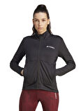 adidas Siyah Kadın Dik Yaka Polar Sweatshırt IB1814-W MT LT FL JA       BLA