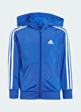 adidas Düz Mavi Erkek Eşofman Takımı IJ6359 LK 3S SHINY TS