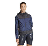 IM4165-K adidas Adızero Jkt W W Kadın Yağmurluk-R&amp;uuml;zgarlık Lacivert