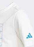 adidas Beyaz Erkek Çocuk Bisiklet Yaka Kısa Kollu Düz T-Shirt II3571 Y SOCCER G T