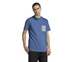 adidas Tx Pkt 2.0 Tee Erkek Günlük Tişört IB4873 Mavi
