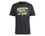 adidas Hiit Gfx Tee Erkek Günlük Tişört IL7008 Siyah