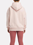 Reebok Açık Pembe Kadın Yuvarlak Yaka Sweatshirt IL2104 LUX OVERSIZED HOODIE