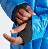 Adidas Lightweight Down Puffer Erkek Mavi Mont IR7130