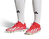 adidas X Crazyfast League Fg Erkek Çim Zemin Kramponu IE2377 Kırmızı