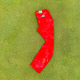 Alberto Mona Flower Jersey Düşük Bel Dar Paça Desenli Kadın Pantolon