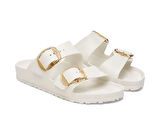 Birkenstock Arizona Eva Big Buckle Kadın Terliği 1029651-20116 Krem