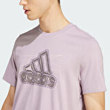 Adidas M GROWTH BOS T Mor Erkek Tshirt
