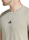 IS3817 D4T TEE Gri Erkek Yuvarlak Yaka Slim Fit T-Shirt