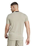 IS3817 D4T TEE Gri Erkek Yuvarlak Yaka Slim Fit T-Shirt
