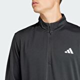 Adidas TR-ES 1I4ZIP SİYAH Erkek Sweatshirt