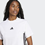 adidas W 3S SJ T Beyaz Kadın Sporcu Tişört JD0844