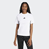 adidas W 3S SJ T Beyaz Kadın Sporcu Tişört JD0844