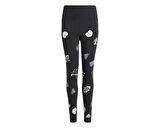adidas Jg Bluv Leg Çocuk Günlük Tayt IN3302 Siyah