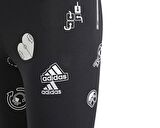 adidas Jg Bluv Leg Çocuk Günlük Tayt IN3302 Siyah