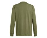 adidas Longsleeve Çocuk Günlük Tişört IR9772 Haki