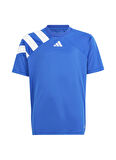 adidas Çizgili Mavi - Beyaz Erkek Çocuk T-Shirt IQ3207-FORTORE23 JSY Y