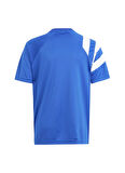 adidas Çizgili Mavi - Beyaz Erkek Çocuk T-Shirt IQ3207-FORTORE23 JSY Y