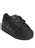 adidas Siyah - Gri Erkek Çocuk Yürüyüş Ayakkabısı JI0510-SUPERSTAR LED LIGHTS CF C