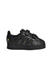 adidas Bebek Siyah  Sneaker SUPERSTAR LED LIGHTS CF I JI0512