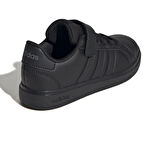 IH5530-C adidas Grand Court 2.0 El çocuk Spor Ayakkabı Siyah