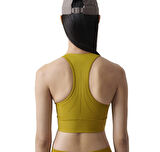 IT8251-K adidas By Stella Mccartney Asmc Training Crop Top Kadın B&amp;uuml;stiyer Sarı