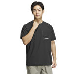 IS9520-E adidas Natgeo Tch Ss T Erkek T-Shirt Siyah