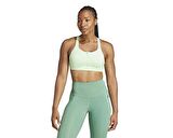adidas Tlrdım Lux Zip Kadın Antrenman Sporcu Sütyeni IT6657 Yeşil