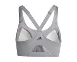 adidas Tlrdm Lux Zıp Kadın Antrenman Sporcu Sütyeni IT6656 Gri
