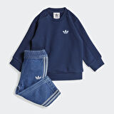 adidas JD5826 DENIM CREW SET Çocuk Eşofman Takımı