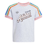 JC5884-C adidas Short Tee Set çocuk T-Shirt Gri