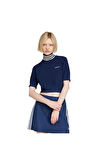 adidas Kadın  Mavi  T-shirt CROP TURTLENECK JC7680