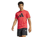 adidas Tr-Es Fr Logo T Erkek Antrenman Tişörtü JC5345 Kırmızı