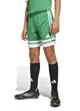 adidas Lastikli Bel Normal Yeşil - Beyaz Erkek Çocuk Şort JN7484-SQUA25 SHO Y