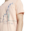 adidas  Q12 Ts Pole Erkek Günlük Tişört JP4494 Pembe