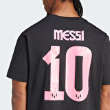 Adidas Messi Name and Number Graphic Tee Erkek T-shirt JM3551