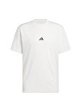 adidas JI7572 ADI BB GFX TEE Beyaz Yuvarlak Yaka Loose Fit Düz Erkek T-Shirt
