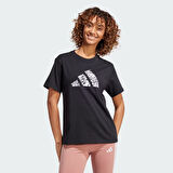 adidas W C CAMO TEE Siyah Kadın Sporcu Tişört JJ4110