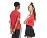 adidas J C Colleg Tee Çocuk Günlük Tişört JI6673 Kırmızı