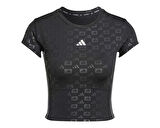 adidas Hyglm T Q4 Kadın Antrenman Tişörtü IK5503 Siyah