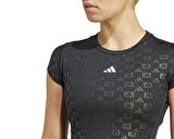 adidas Hyglm T Q4 Kadın Antrenman Tişörtü IK5503 Siyah