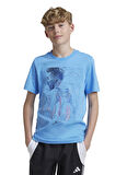 adidas Baskılı Mavi Erkek Çocuk T-Shirt IW0184-Y MESSI G T