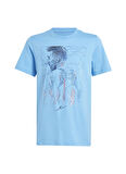 adidas Baskılı Mavi Erkek Çocuk T-Shirt IW0184-Y MESSI G T
