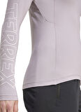 Mor Kadın Yuvarlak Yaka Normal Kalıp Sweatshirt IW9184 W XPR LONGSLEEV