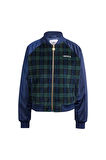 adidas TARTAN JACKET Kadın   Mont IX1040