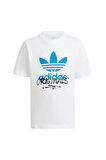 adidas Çocuk  Beyaz  T-shirt GRAPHICS TEE IY5465
