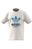 adidas Çocuk  Beyaz  T-shirt GRAPHICS TEE IY5465