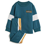 IW3510-B adidas Crew Set Bebek Eşofman Takımı Yeşil