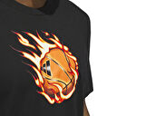 adidas On Fire G T Erkek Baketbol Tişörtü IX0107 Siyah